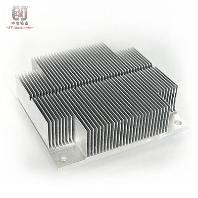 Aluminum Zipper Fin Heat Sink