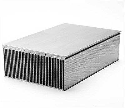 High Power LED Bonded Stitched Fin Heatsink